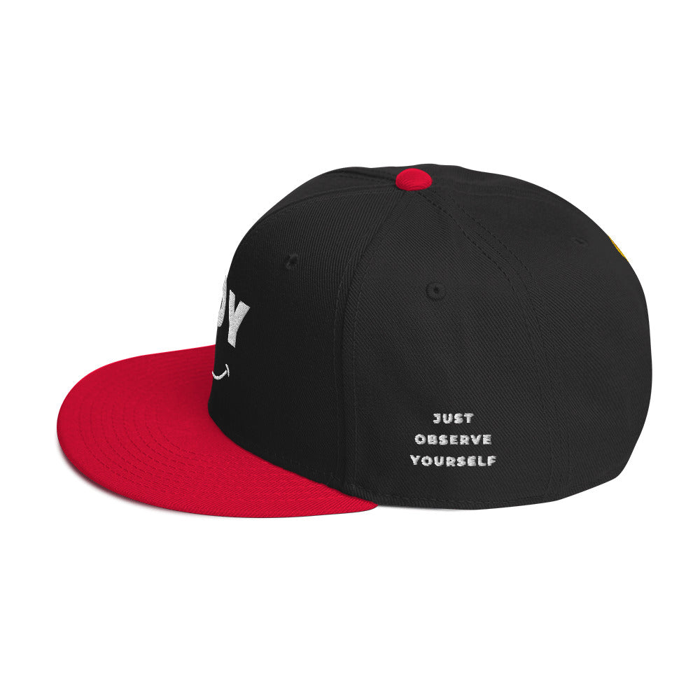 Scribble Affirmations™ J O Y Simple Snapback Hat